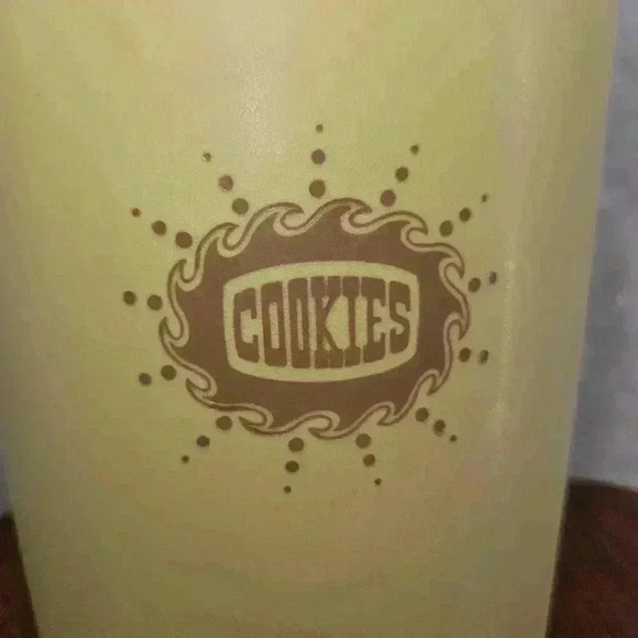 VINTAGE TUPPERWARE SERVALIER YELLOW COOKIE JAR CANISTER 807-1 - Picture 2 of 12